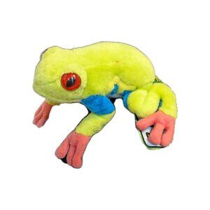 Wild Republic Cuddlkins Plush Soft Green Tree Frog Stuffed Animal